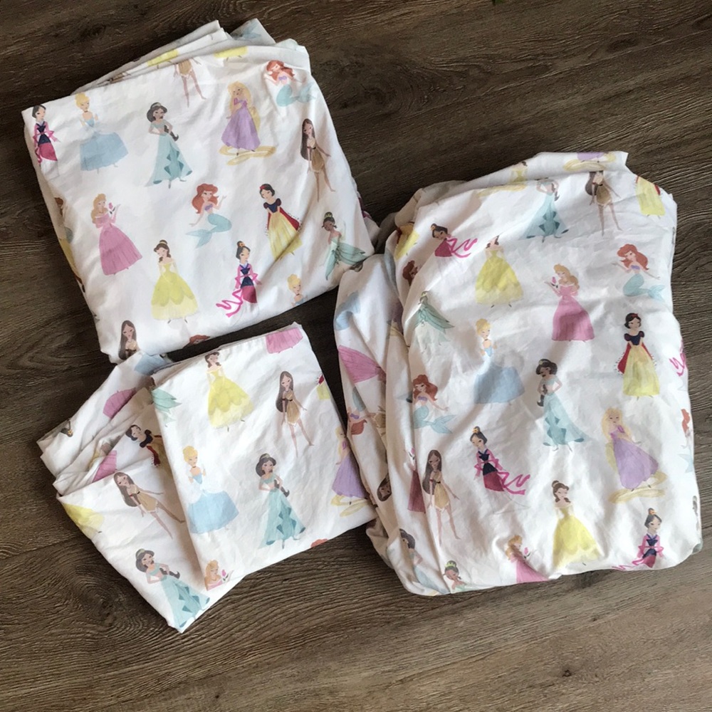 Pottery Barn Disney Princess Sheet Set- Size Full